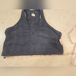 Booty by Brabants Textured Deep Blue Sports Bra